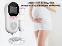Portable échographie bébé fréquence cardiaque Machine Doppler foetal bébé rythme cardiaque moniteur fœtal Doppler fœtal