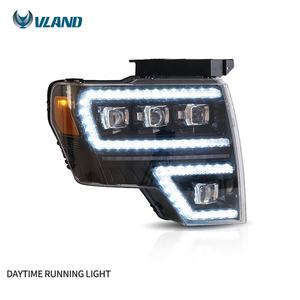 VLAND Fabbrica Dei Commerci All'ingrosso Start up di Animazione DRL Raptor Lampada Frontale 2009-2014 Pieno HA CONDOTTO il proiettore 2011 Fari Per <span class=keywords><strong>Ford</strong></span> f150 - Product Image 5