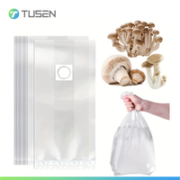 Sacs de culture de champignons en PP autoclavables 60/80 µm avec filtre de 0,2/0,5 micron pour substrat de culture de mycélium