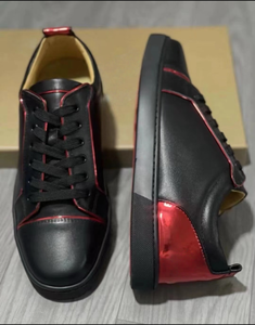 Nuevo Modelo 2026, Zapatos Tenis para Hombre con Suela Roja, Cómodos y Transpirables, de Cuero Genuino, Planos, Deportivos, Estilo Skate - Product Image 2