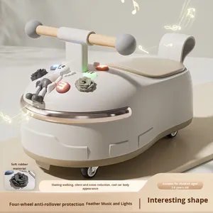 Nuovo modello di Scooter per bambini <span class=keywords><strong>auto</strong></span> di arachidi 2-4 anni ragazzi ragazze Anti-ribaltamento batteria di musica leggera giro su <span class=keywords><strong>auto</strong></span> di equilibrio - Product Image 2