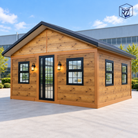 Maison conteneur préfabriquée extensible 20ft 30ft 40ft, maison modulaire avec panneaux muraux en PU pour hébergement touristique et résidentiel