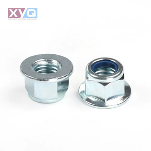 Tuercas de seguridad hexagonales con inserto no metálico DIN1663, tuercas hexagonales de bloqueo para bridas, suministro inmediato M6 M8 M10 M12 M16 M20 Grado 4.8/5.8 - Product Image 4