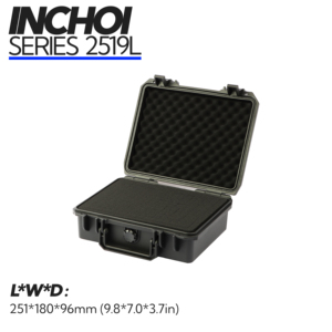 Maßgefertigter IP67 Wasserdichter Aufbewahrungskoffer mit Schaumstoffeinlage, Werkzeugkoffer, Schützender Schwarzer Stoßfester Harter Tragkoffer aus Kunststoff mit Griff - Product Image 1