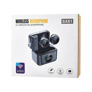 Micrófono Lavalier Inalámbrico Magnético SX21 de Alta Calidad, Receptor 2 en 1 con Tipo C para Grabación en Vivo Móvil, YouTube, TikTok - Product Image 5