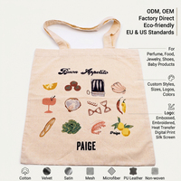 Sac fourre-tout en toile de coton recyclable en gros avec logo personnalisé, pochette de rangement en lin et mousseline pour cosmétiques, parfums et chaussures