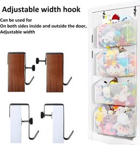 Organizador de Peluches para Colgar en la Puerta, Ganchos Ajustables que No Dañan, Diseño 3D con Gran Capacidad para Guardar Peluches y Juguetes de Peluche - Product Image 3