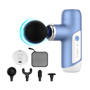 Pistol pijat Mini portabel, pistol pijat Fascial profesional jaringan dalam mewah harga pabrik 2024, perkusi panas - Product Image 1