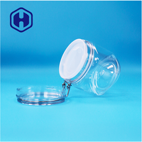 Pot en plastique transparent carré en PET sans BPA, étanche, avec couvercle à vis, qualité alimentaire, pour aliments, bonbons, collations, biscuits, vente en gros