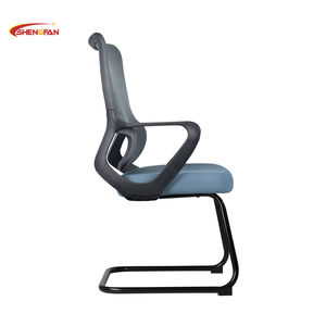 Mobilier de maison d'usine fauteuil de bureau en maille sans roues chaises de conférence pour le <span class=keywords><strong>personnel</strong></span> de bureau vente en gros à <span class=keywords><strong>bas</strong></span> prix - Product Image 4
