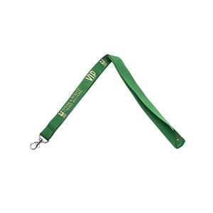 Customizable Green Print <b>Polyester</b> Promotional <b>Lanyards</b> for Personalization - Product Image 4