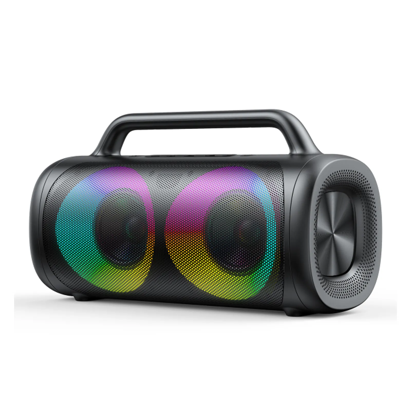 Joyroom 2023 최신 JR-MW02 40W 무선 블루투스 사운드 장비/앰프/스피커 (RGB 조명 포함)