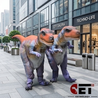 Costume de dinosaure T-Rex animatronique marchant, en silicone et acier, pour enfants, utilisation intérieure/extérieure, parcs à thème et spectacles sur scène