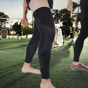 Almohadillas de soporte <span class=keywords><strong>para</strong></span> la articulación de la rodilla <span class=keywords><strong>para</strong></span> deportes de compresión, mangas <span class=keywords><strong>para</strong></span> correr completo, pierna larga, Rodillera, Protector envolvente, coderas cálidas - Product Image 6