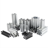 Profilé en aluminium extrudé industriel, norme EU GB, série 20-100, 6063 T5, longueur personnalisée pour équipement d'automatisation, poste de travail, OEM
