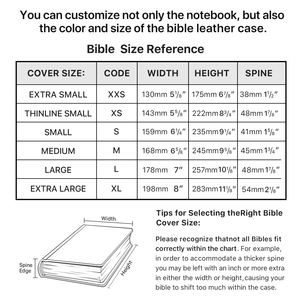 Funda de Cuero Delgada y Minimalista para Cuaderno A5, Hecha a Mano, Funda de Cuero Vintage Personalizada para Diario, Biblia, Libro - Product Image 5