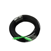 Fourniture OEM à un noyau G657a1 1 mètre SC APC UPC extérieur FTTH câble de dérivation plat équipement connexions de dérivation à fibre optique