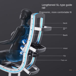 Silla de masaje eléctrica con control manual de pantalla grande C17, cuerpo completo envuelto con inteligencia artificial, Airbag portátil, Masajeador - Product Image 5