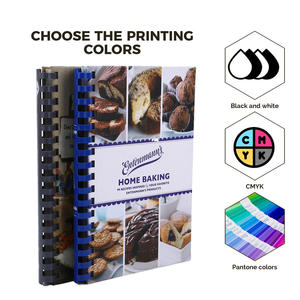 Precio de fábrica, impresión personalizada, diseño personalizado, folleto para revistas, tapa dura, encuadernado en espiral, libro de recetas, catálogo, menú, libro - Product Image 5
