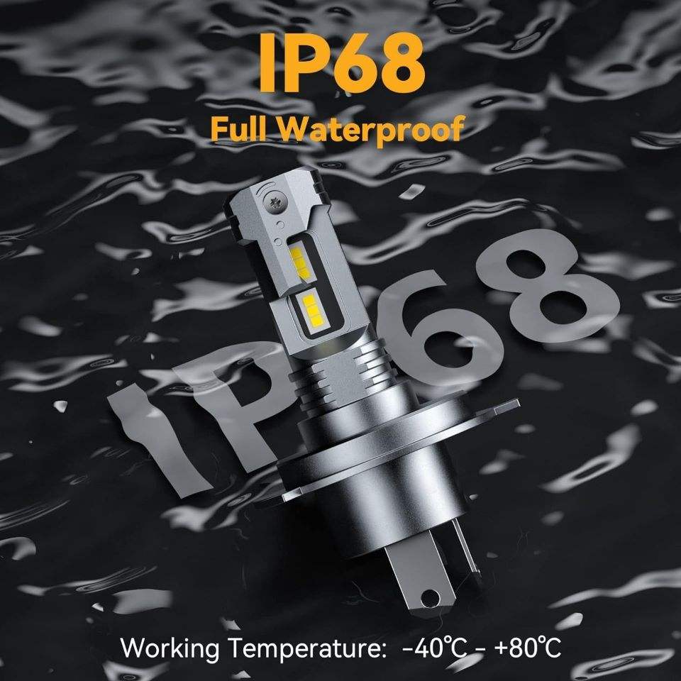 Lampadine H4 LED Super Luminose - 20000LM Per Auto | 500% Più Luminose | Facile Installazione - Foto 13