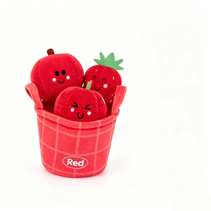 Juego de Frutas y Verduras de Peluche Montessori, de Algodón PP Suave, Clasificación de Colores <span class=keywords><strong>para</strong></span> Educación Infantil, Jardín de Niños, OEM - Product Image 5