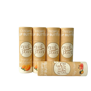 Tubo de Papel para Bálsamo Labial Ecológico, Reciclable y Hecho a Mano, con Impresión Desvanecedora, Caja de Embalaje Cosmético Personalizable - Product Image 2