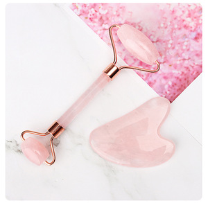 Wholesale Pink <b>Jade</b> Crystal Facial Massage <b>Roller</b> Original Skin Care Rodillo De JadeRoller - Product Image 4