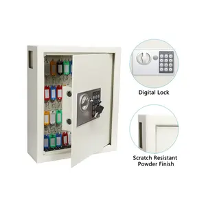 Boîte de rangement de clés armoire à clés numérique coffre-fort à clés électroniques avec fente de dépôt