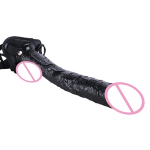 Dildo Realista con Correa para Lesbianas, con Cinturón, Pantalones Usables, PVC No Tóxico, Dildo Usable Súper Grueso y Largo para Mujeres - Product Image 3