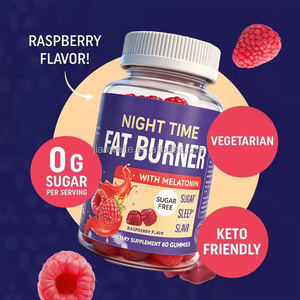 Gummies Brûle-Graisse Nocturnes pour un Ventre Plat, Contrôle du Poids et Boost d'Énergie avec Mélatonine - Product Image 6