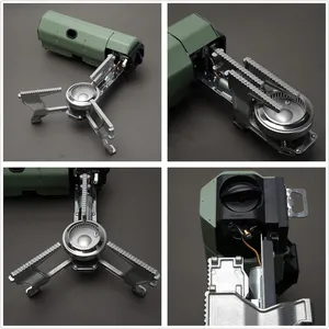 Estufa de Gas Portátil para <span class=keywords><strong>Camping</strong></span>, Plegable, de Butano, de un Solo Quemador, Compacta, para Cocinar al Aire Libre, para <span class=keywords><strong>Camping</strong></span>, Picnic y Viajes - Product Image 4