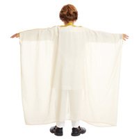 Robes longues pour adolescents du Moyen-Orient et d'Asie du Sud-Est avec pompons - Chemises Hui d'inspiration Dubaï - Stock d'usine