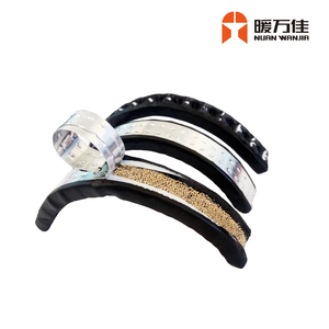 2021 NWJ proveedor de fábrica espaciador de bloque de <span class=keywords><strong>vidrio</strong></span> Flexible de borde cálido con sellador para aislamiento Industrial <span class=keywords><strong>vidrio</strong></span> de doble acristalamiento - Product Image 3