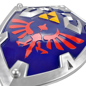 MS The Legend of Zelda: Tears of the Kingdom - Escudo Hylian de Link, Guerrero de Hyrule, de Resina y Fibra de Vidrio, Accesorio de Cosplay Azul - Product Image 3