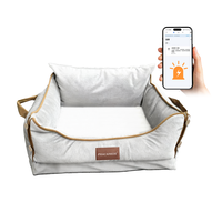 Nouvelle Maison Intelligente Multifonctionnelle pour Chiens avec Détection de Fréquence Cardiaque, Rapport de Sommeil et Suivi de Santé – Idéale pour Lit de Repos à Domicile pour Animaux de Compagnie