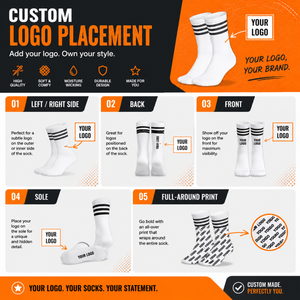 Calcetines Deportivos Personalizados al por Mayor para Hombre y Mujer, de Algodón, con Diseño de Logotipo, Estampado 3D, Sublimación, Antideslizantes - Product Image 5