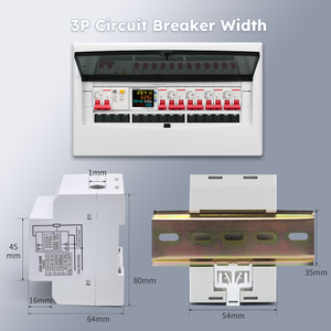 6IN1ราง DIN 110V 220V 380V มิเตอร์วัดความถี่พลังงานไฟฟ้า100A มอนิเตอร์วัดแรงดันไฟฟ้ากระแสสลับ - Product Image 4
