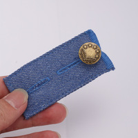 Kancing Celana Kasual Lepas Pasang Ukuran Kecil dan Besar, Kancing Jeans Bulat dari Logam Seng