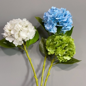 KL-AF13 Wholesale High Quality Artificial <b>Flowers</b> Large Hydrangea Real Touch Latex Hydrangeas for Wedding Home Decoration - Product Image 4