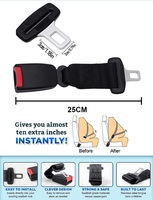 Universal portable réglable auto grossesse verrouillage de sécurité plug boucle extension extension de ceinture de sécurité de voiture