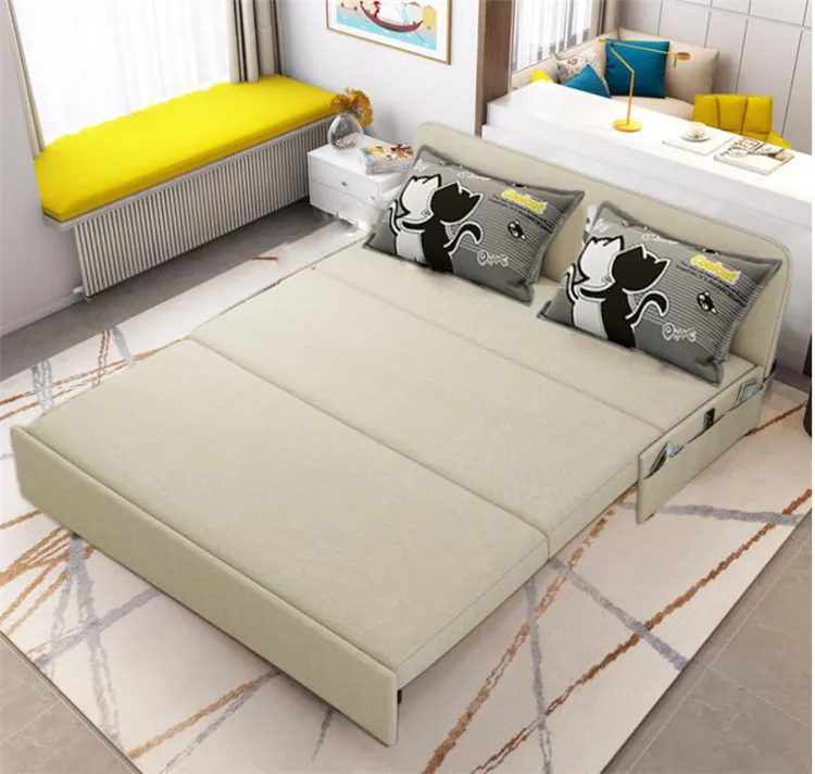 현대 안락 의자 핫 세일 소파 정액 침대 컨버터블 거실 소파 침대 접이식 나무 + 금속 디자인 canape 침대 divan