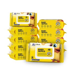 J.CongBo China Factory Direct Sale Hot Sale Wholesale <strong>Baby</strong> <strong>Wipes</strong> 80 Pieces Non-Woven Wet <strong>Wipes</strong> OEM Brand <strong>Wipes</strong> - Product Image 1