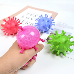 New Arrival TPR Novelty Simulation Premium Virus Flour Stress Ball Stress Stretch Relief Decompression Toys for Kids Boy Girl - Product Image 4