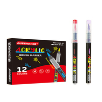 Nouveau Set de Marqueurs de Peinture Acrylique Lavables Personnalisables 2026 pour Céramique, Bricolage et Dessin Artistique Scolaire