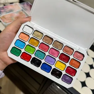 เจลเพ้นท์เล็บ 4 in 1 แพท เพ้นท์ติ้ง เจล 24 สี กึ่งถาวร แช่ล้างออกได้ ใช้กับยูวี แอลอีดี สำหรับทำเล็บเจล DIY ใช้สำหรับไล่สี ปั๊มลาย ตกแต่งเล็บ - Product Image 4