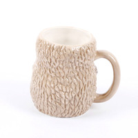 Tasse en céramique personnalisée avec motif de hérisson animal mignon, tasse à café et à biscuits