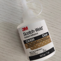 Adhésif instantané 3M Scotch-Weld CA40H 1oz, séchage rapide, transparent, haute viscosité, collage de métaux, plastiques, bois à EPDM