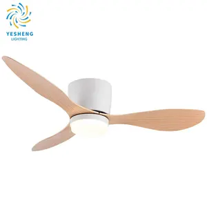C097 AC/DC ABS blade 42 inch 3 blade led ceiling fan with light with remote control for home