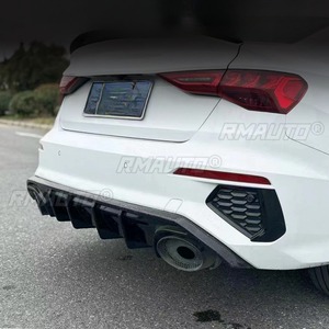ลิ้นกันชนหลังแบบดิฟฟิวเซอร์ ชุดแต่งกันชนหลัง สำหรับ Audi A3 Hatchback 2021-2024 อุปกรณ์ตกแต่งรถยนต์ - Product Image 4