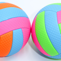 Ballon de volley-ball personnalisé en PU, couleur personnalisable, logo du client, haute qualité, entraînement, adulte